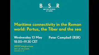 Maritime connectivity in the Roman world: Portus, the Tiber and the sea