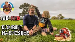 Andy and Mabel sing Big Red Combine Harvester | (with Makaton and some Maths)