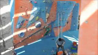 Time Lapse of K2 High-Sports Bouldering Wall Route Set
