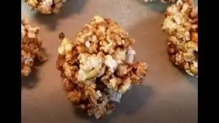Maple Butter Popcorn Balls - all natural, no added sugar, no corn syrup