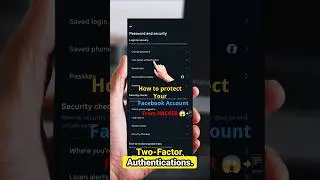 How To Protect Your Facebook Account From Hacker😱 | Facebook save#shorts #viralshort