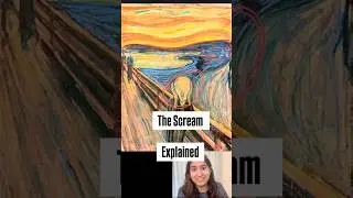The Scream painting by Edvard Munch explained in Hindi fr self taught artists #art #artforbeginners
