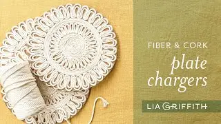 How to Make Fiber & Cork Plate Chargers