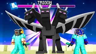 Sun and Moon KILL THE TRIGON in Minecraft