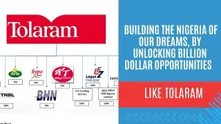 Building The Nigeria Of Our Dreams by Unlocking Billion Dollar Opportunities; Like Tolaram