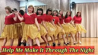 Help Me Make it Through The Night Line Dance By Vi Linedance