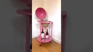 Disco bar cart is ICONIC