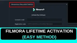 FILMORA 9  #ACTIVATION