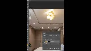 Ceiling Light Tutorial in Photoshop 💡 #adobecreativecloud #graphicdesign #photoshopedit #editing