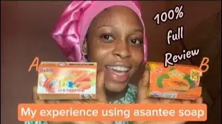 full review from my personal experience on asantee papaya soap and 2in 1