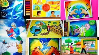 Corona awareness posters drawing-cause,warriors,lockdown,stayhome,socialdistancing drawing|stay home