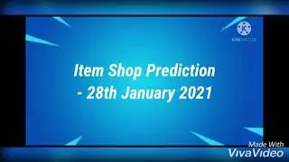 27 January 2021 prediction Fortnite item shop
