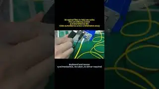 4K HDMI KVM fiber optic extender #fiber #broadcast