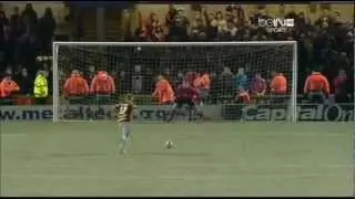 Bradford City v Arsenal penalties with US commentary