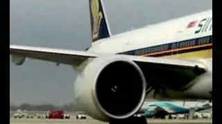 Pushback y start up de 777-300ER Singapore Airlines