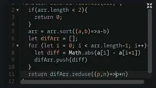 Codewars Sum of differences in array