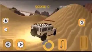 jeep racing in desert