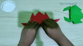Cara membuat origami kepiting 🦀