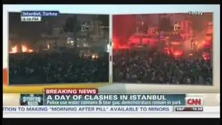 Istanbul Turkey Protests Live News Coverage (June 12, 2013, 1:27 AM)