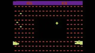 Sssnake Longplay (Atari 2600 Game) - Warning Contains Flashing Lights!