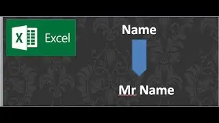 How to add text to the beginning of all cells in Excel