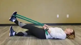 Green Stretch Strap Stretches