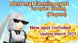 Toram Online- Best farming spot for earning spina by trade (players)