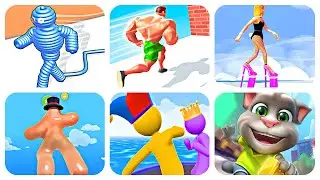Rope Man Run, Muscle Rush, High Heels, Blob Runner 3D, Giant Rush, Talking Tom Gold Run