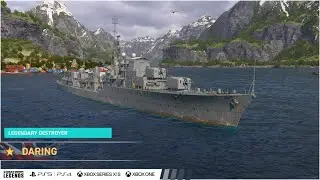 Эсминец DARING в WORLD OF WARSHIPS LEGENDS