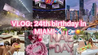 VLOG: MY BIRTHDAY IN MIAMI, ROD WAVE CONCERT, NBA GAME, ETC