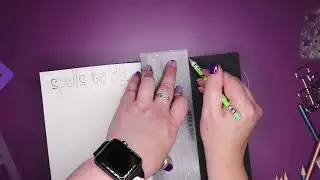 Spellbound Master To Do List (Stencils Used: BO40)