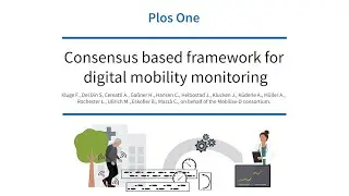 Mobilise-D Publication: Consensus based framework for digital mobility monitoring
