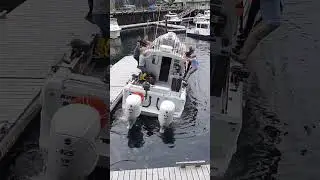 Testing the limits with the @SeakeeperInc  (KingFisher Boats) #shorts #boating  #offshorefishing