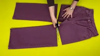 [DIY] Хотели бы вы увидеть переработку неиспользованных штанов?