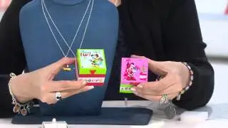 Disney Enamel Mickey or Minnie Pendant with 18