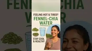 🌿 Fennel & Chia Water &ndash; Best Summer Drink for Digestion & Cooling 🌞 #shorts