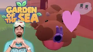 Накормил летающую корову репой, в игре Garden of the Sea VR!