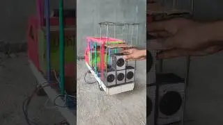 | mini DJ speaker sound setup 4 Top + 6 dual system | #shorts #trending