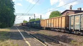 EU07-403+EU07-522 HSL z węglarkami  | Złotniki Kujawskie