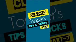Tip No. 7   #clatug #clat #clatexam #clatprep