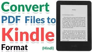 Convert PDF Files to Kindle - Hindi