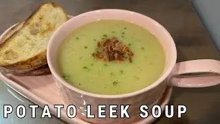 Creamy Potato Leek Soup Recipe | Perfect for Cozy Fall Days Or Thanksgiving Recipe