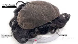 Hairpiece Warehouse Custom Mens Toupee: All French Lace
