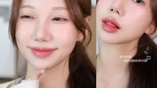 맑고 깨끗해..⋰˚☆ 복숭아 클린걸 메이크업🫧 찐 최애 블러셔&립조합 추천까지💗🪽