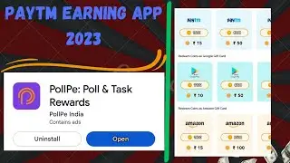 TODAY PAYTM NEW EARNING APP | pollpay app withdrawal proof