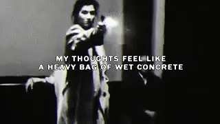 $UICIDEBOY$ - MY THOUGHTS FEEL LIKE A HEAVY BAG OF WET CONCRETE(Lyric Video)