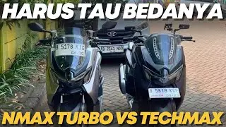 KALIAN HARUS TAU! BEDANYA NMAX TURBO STANDAR VS TECHMAX 