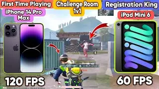 iPhone 14 Pro Max VS iPad Mini 6 Which is Better for PUBG? I 120FPS vs 60FPS PUBG Mobile