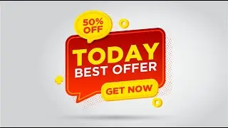 SALE BANNER DESIGN IN CORELDRAW | CORELDRAW TUTORIAL