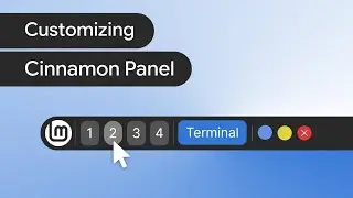 Modern Cinnamon Desktop Setup | Linux Mint Panel Customization